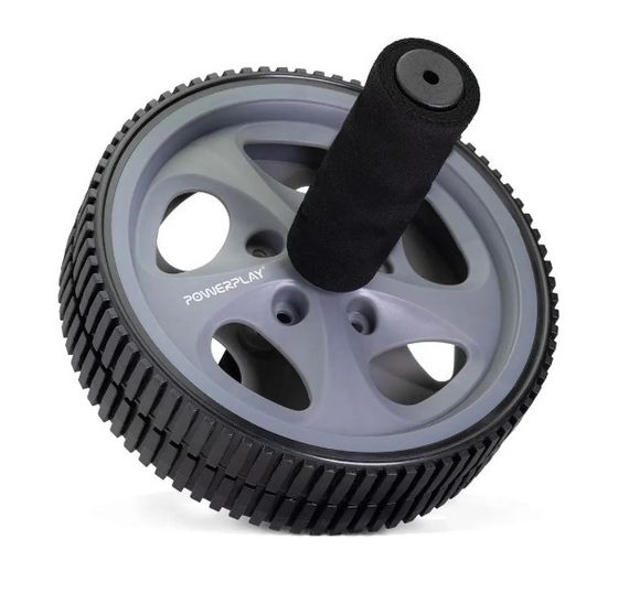 Колесо для преса PowerPlay PP-4345 Exercise Wheel (d16.5cm) Сіре (PP_4345) | Зображення 6
