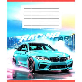 Тетрадь ученическая "Авто в дыму" 036-580051L-5 в линию, 36 листов (959057)