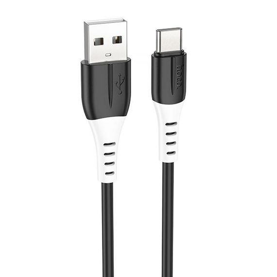 Дата кабель Hoco X82 Silicone USB to Type-C (1m) Black
