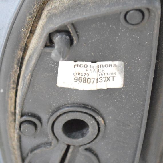 Дзеркало ліве електричне 9 pin Peugeot 207 CC 2009-2013 Дзеркало ліве електро 9 пінів Пежо 207 цц 96807037XT | Зображення 4