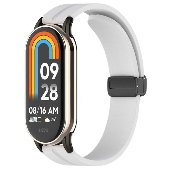 Ремешок Line Magnetic для Xiaomi Mi Band 9/8 Серый / Gray
