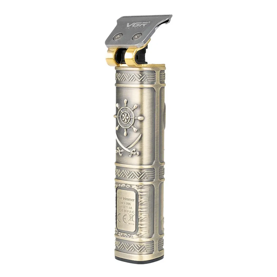 Триммер VGR V-096 с насадками и USB, золото | Зображення 1