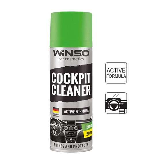 Полироль для приборной панели Winso Cockpit Cleaner Lemon 200 мл (820240)