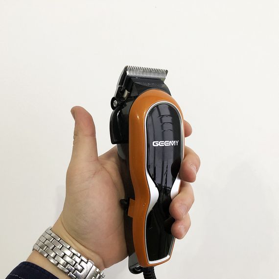 Професійна машинки для стрижки волосся Gemei GM-817 Pro. Колір помаранчевий | Зображення 7