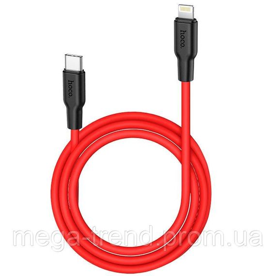 Кабель Hoco Type-C to Lightning Silicone PD charging data cable X21 Plus |1m, 3A, 20W|