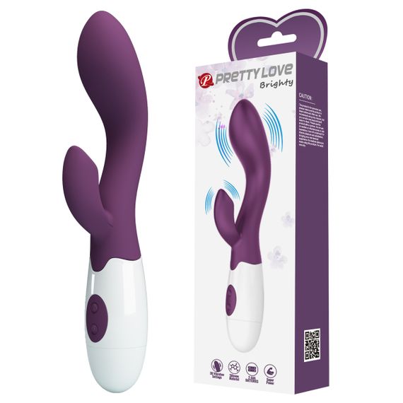 Вібратор - Pretty Love Brighty Vibrator Dark Purple Sex Aura