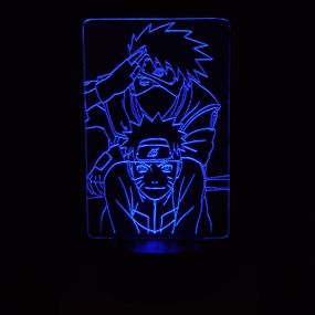 Акриловый светильник-ночник Наруто 5 синий tty-n000234