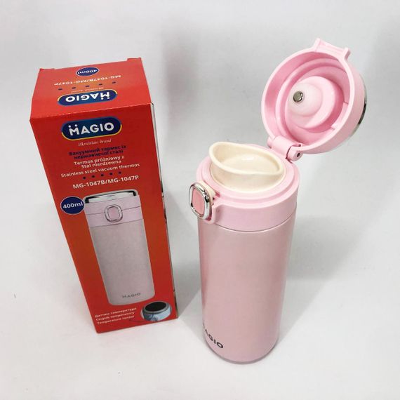 Термос SMART MAGIO MG-1047P вакуумний 400 мл, Термос з індикацією та датчиком температури, Термос похідний | Зображення 6