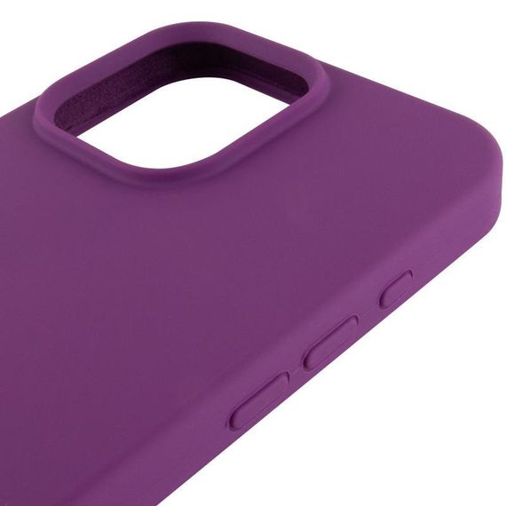 Чохол Silicone Case Full Protective (AA) для Apple iPhone 16 Pro Max (6.9") Фіолетовий / Grape | Зображення 3