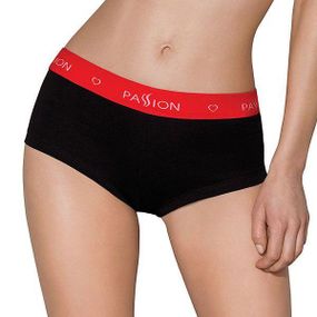 Трусики-шортики Passion PS003 PANTIES M, black Sex Aura