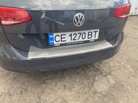 Накладка на задній бампер OmsaLine (нерж) SW (універсал) для Volkswagen Passat B8 2015↗ рр.