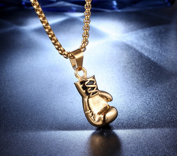 Брелок — Боксерська рукавичка на ключі Gold | Зображення 1