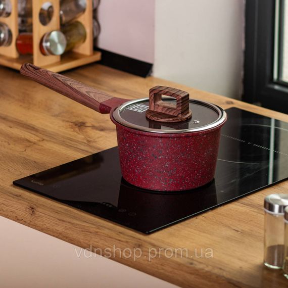 Сотейник с антипригарным покрытием объемом 1,6 л и толстым дном Ø 16 см MGC HP-4-444R | Зображення 4