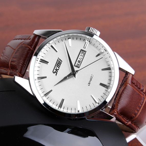 Skmei 9073SIWT-S Silver-White lady | Зображення 2