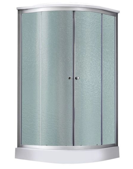 Гідробокс Lidz Tani SBM90x90.SAT.LOW.FR низький, скло Frost 4 мм, стінки WHI (LTSBM9090SATLOWFR)