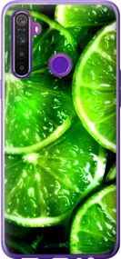 Чохол на Realme 6i Зелені часточки лимона "852t-2059-2448"
