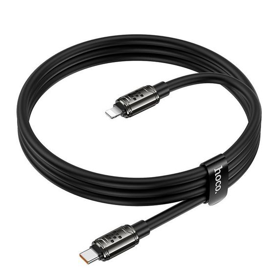 Дата кабель Hoco U143 Joy Type-C to Lightning 27W (1.2m) Black | Зображення 4