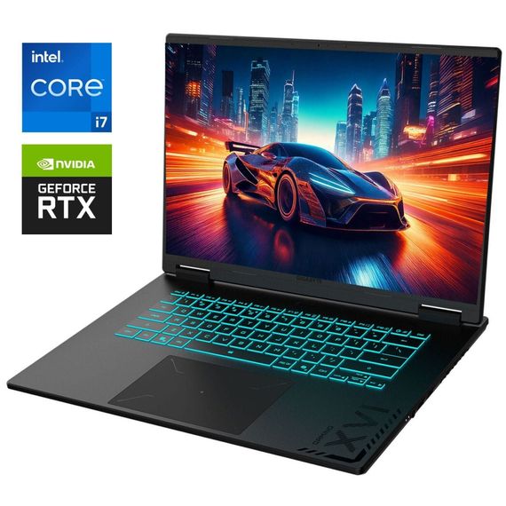 Игровой ноутбук Gigabyte A16 CVH / 16" (1920x1200) IPS / Intel Core i7-13620H (10 (16) ядер по 2.4 - 4.9 GHz) / 16 GB DDR5 / 1000 GB SSD NVMe / nVidia GeForce RTX 5060, 8 GB GDDR7, 128-bit / WebCam б/у