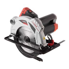 Пила дискова 1800 Вт, 5000об/хв, кут 90-45, глибина розпилювання 73-48 мм, диск 210 мм*30 мм, 40 зубів, лазер1