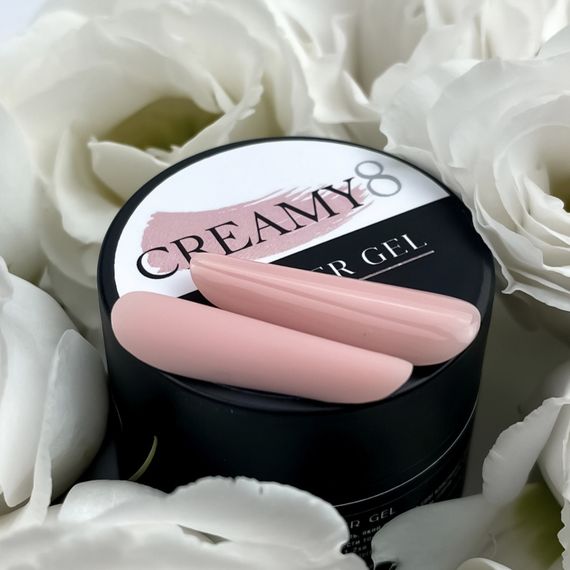 Гель для нарощення нігтів Crooz Creamy gel 08 (світло-пудровий) 15мл | Зображення 1