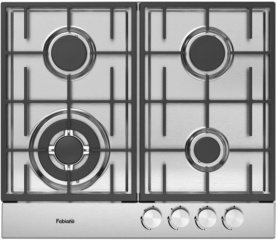 Варильна поверхня газова Fabiano FHG 8644 VGHT Inox 8112.406.1477 | Зображення 1