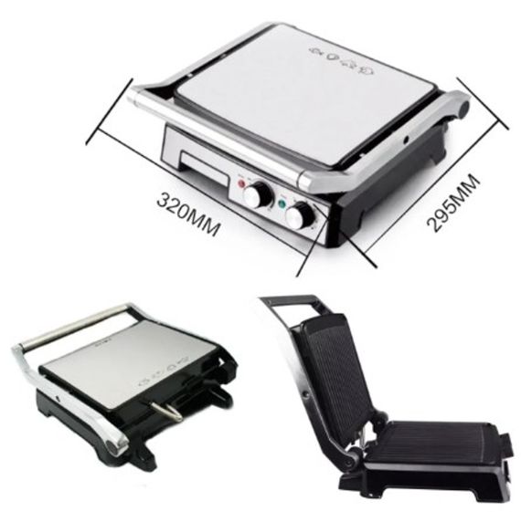 Контактний гриль електричний притискний з таймером XPRO ZP-057 3500W (ZP-057_1386) | Зображення 9