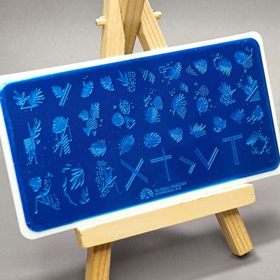 Пластина для стемпінга 016 Global Fashion (12х6см)