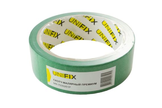 Лента клейкая малярная MR-7030261P премиум 30мм*20м UNIFIX | Зображення 1