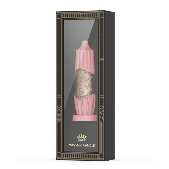 Роскошная массажная свеча Zalo Massage Candle Pink | Зображення 1