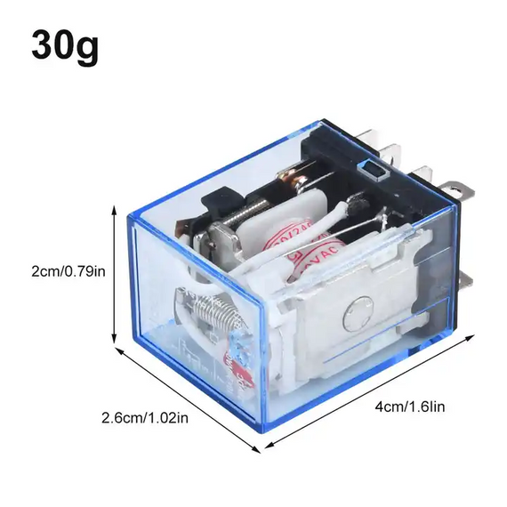 Модуль реле електромагнітний DPDT LY2NJ 12В | Зображення 4