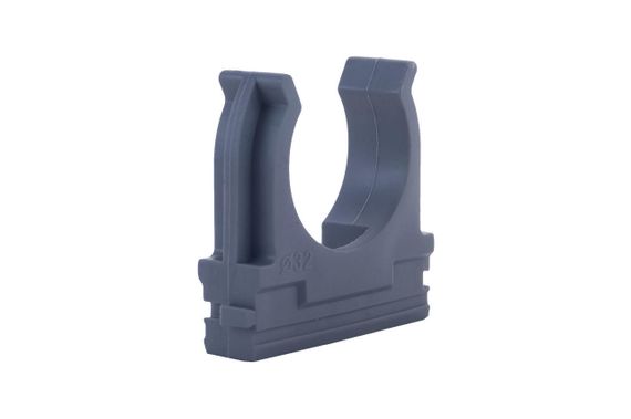 Клипса для гофры Apro - 32 мм серая (50 шт.) (KG-32G) | Зображення 2