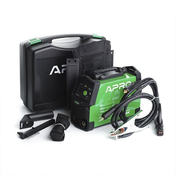 Сварочный аппарат инверторный APRO MMA-140 K, ел.4мм, + набор кабелей, кейс | Зображення 2