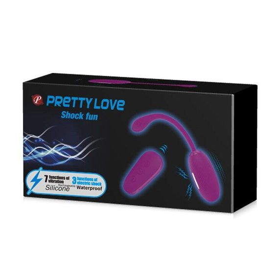 Віброяйце-електростимулятор Pretty Love "Shock Fun" BI-014609W Sex Aura | Зображення 8