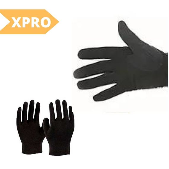 Кашемірові жіночі рукавички XPRO ТІЛЬКИ ПАКУВКОЮ 12 ШТУК (600) ЧОРНІ (GR- 251_332) | Зображення 1