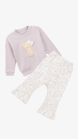 Костюм для дівчинки Mini Papi 77 68 см Бузковий shop (2000999507939)