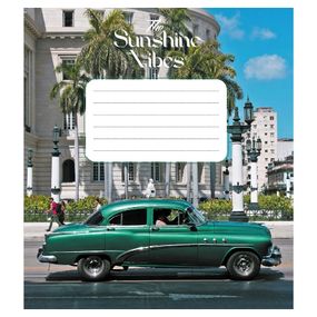 Зошит учнівський "Ретро авто" 024-550139K-1 в клітинку, 24 аркуші