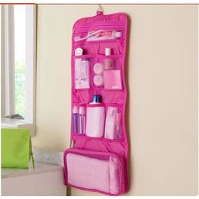Органайзер дорожній сумочка Travel Storage Bag косметичка. Колір: рожевий LS-30