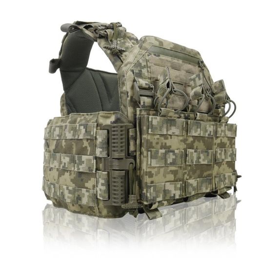Плитоноска швидкого скидання CEN.2 Cordura1000D NIR піксель +  панель для  3 або 6 магазинів | Зображення 5