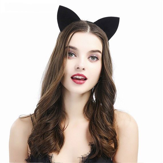 Обруч з котячими вушками Babydoll Універсальний. Чорний 4501 | Зображення 1