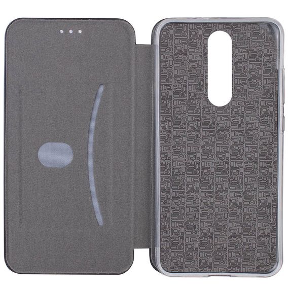 Шкіряний чохол-книжка Classy для Xiaomi Redmi 8 Сірий | Зображення 1