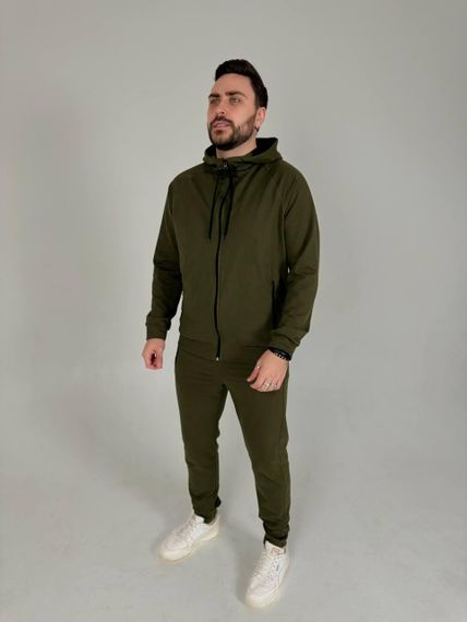 Чоловічий спортивний костюм база хакі | Зображення 6