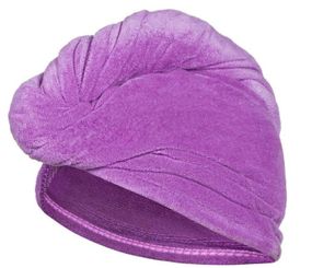 Полотенце для волос Aqua Speed HEAD TOWEL 7340 фиолетовое 25х65см 5908217673404