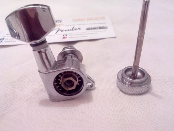 Колки локовые для электрогитары и акустической гитары 3L+3R Lock хромовые | Зображення 4