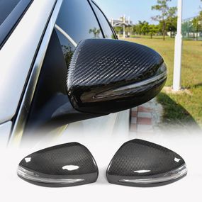 Кришки дзеркал V2 (Карбон) для Mercedes C-сlass W205 2014-2021 рр