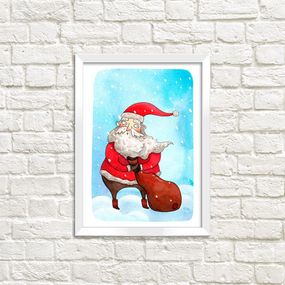 Постер в рамці Життя створене з мільйонів маленьких див 30x42 см, A3 (WMT3_21NG009_WH)