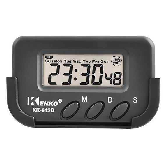 Автомобільний електронний годинник з секундоміром Kenko KK-613D