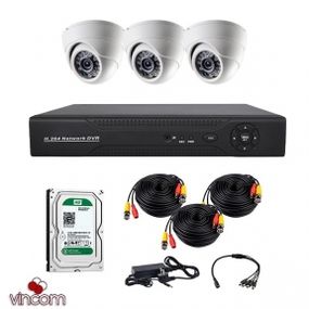 Комплект AHD видеонаблюдения CoVi Security AHD-3D KIT  HDD500