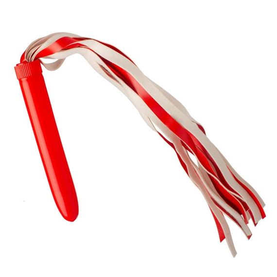 Флогер (батіг) з пластиковою рукояткою, червона sexstyle