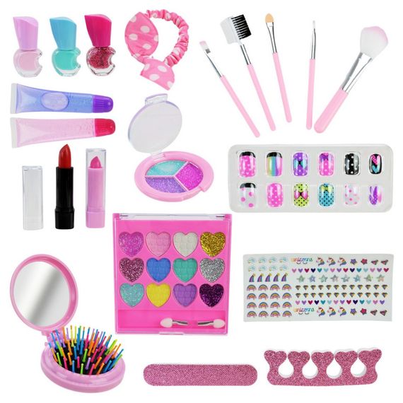 Детский набор косметики "The Pretty girl" 2605J-JY2405 лаки, тени, помада | Зображення 1