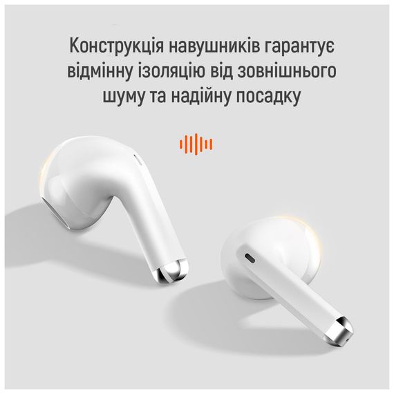 Навушники ColorWay Slim TWS-2 Earbuds White (CW-TWS2WT) | Зображення 8